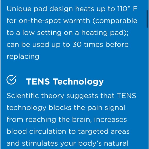 Omron Tens Therapy Pain Relief. Total Power + Heat - Picture 6 of 12